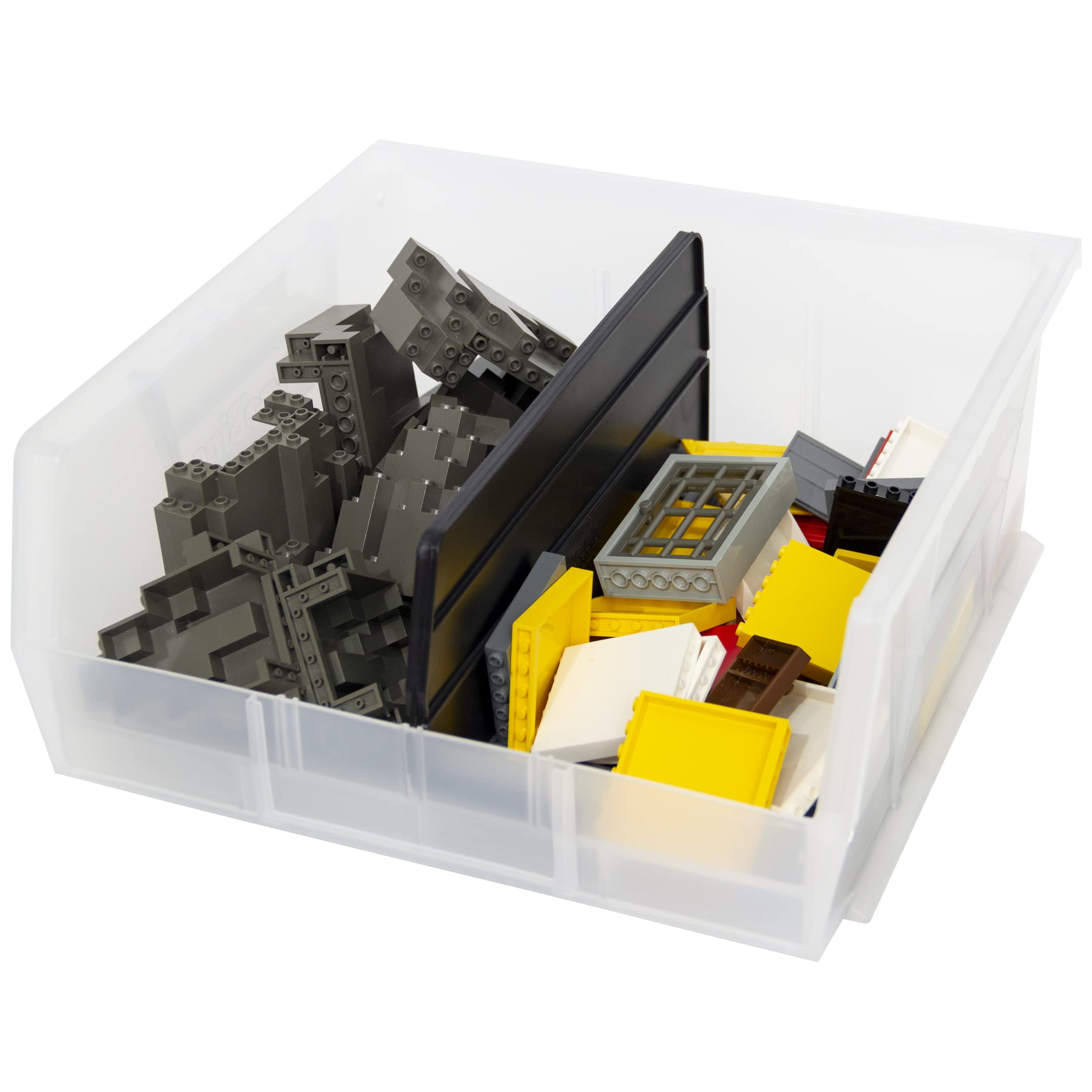 Akro-Mils 30235 AkroBins Plastic Storage Bins, Space-Saving Stackable Bins for Garage, Pantry, Craft Organization, 11