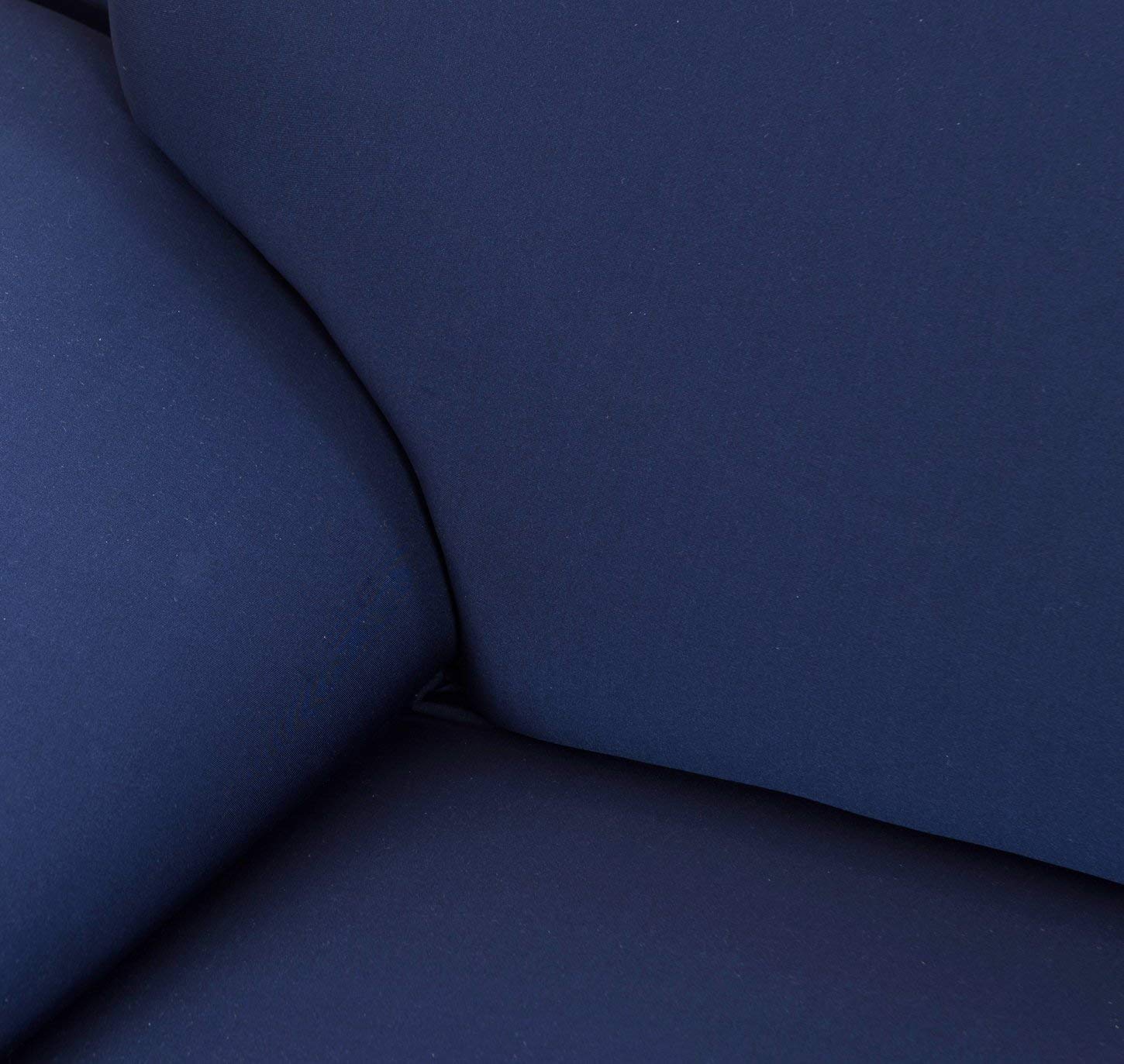 INMOZATA 1 Piece Stretch Seat Chair Covers Couch Slipcover Polyester Spandex Living Room Sofas Furniture Washable Slip Sofa Cover Shield Protector(Chair, Navy Blue)