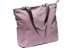 ESVAN Original Floral Water Resistant Large Tote Bag Shoulder Bag for Gym Beach Travel Daily Bags Upgraded