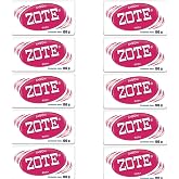 Zote Rosa Laundry Bar Soap, Pink, 100g, 10 Pack