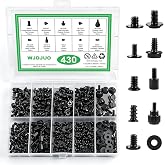 430Pcs Computer Screws Assortment Kit with Motherboard Standoffs &amp; Screws, Computer Case Screws for SSD, Hard Drive, GPU, Fan &amp; More PC Parts, Ideal for DIY PC Maintenance
