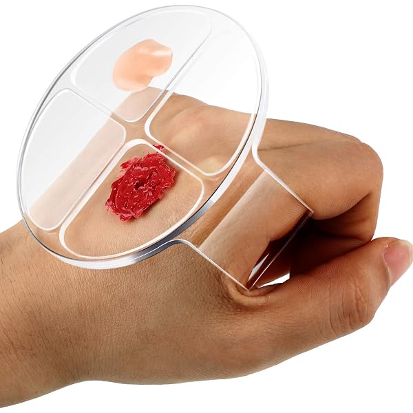 Beaupretty Nagellack-Mischpalette – 2 Stück, Metall, Für Maniküre, Zum Farben Mischen