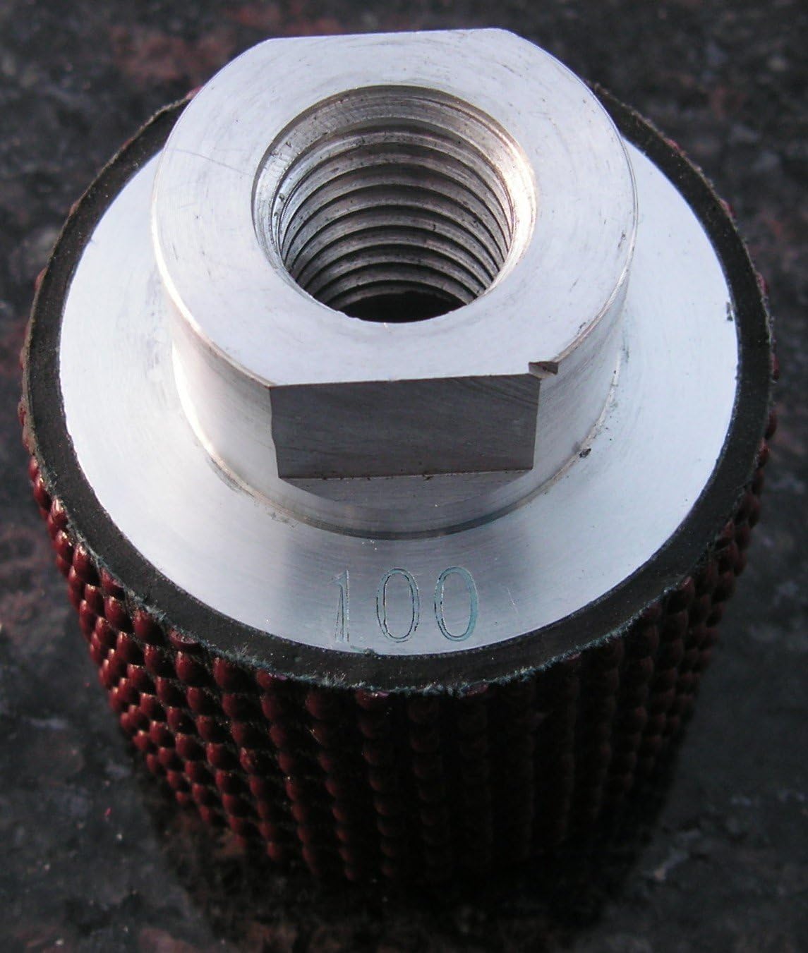 2" Dry Diamond Polishing Drums for Sink Cut Out, Grit #100