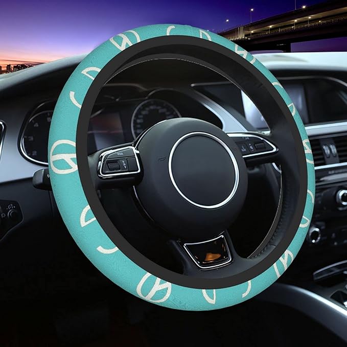 Amazon ビッグバン ジードラゴン Bigbang G Dragon ハンドルカバー おしゃれ ステアリングカバー ステアリングホイールカバー 伸縮性 車用 ハンドルカバー カーアクセサリ グリップ感よし 高級感 軽 普通車 ハンドルカバー 車 バイク