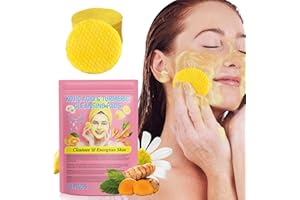 GENERIC Turmeric Cleansing Pads, Kojic Acid & Turmeric Cleansing Pads,Turmeric Pads for Face Dark Spots, Curcumin Turmeric Cleansing Cotton Pads, Turmeric kojic pads, Turmeric Cleansing Pads for Face (40 PCS)