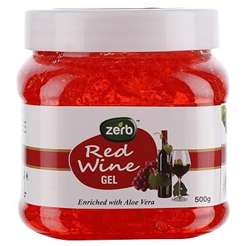 Zerb Red Wine Face and Body Moisturizing Gel for Softer and Smoother Glowing Skin 500 g