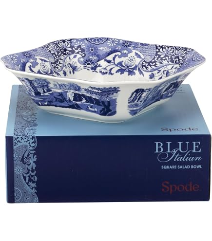 Amazon.com | Spode Blue Italian Handled Serving Tray, Large Oven