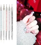Smukdoo 5 Pc Double Ended Nail Art Dotting Tools Set Liner Brushes Gel Polish view 6