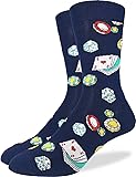 Good Luck Sock Men's Casino Socks, Adult, Shoe Size