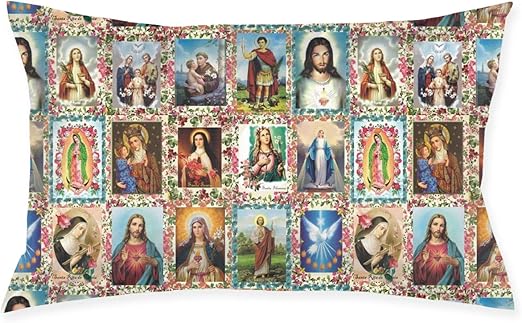 Amazon Com Catholic Saints Images Collage Outh 20 X 30 Bed