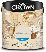 Crown Matt 2.5L Emulsion Antique Cream Crown Paint view 1
