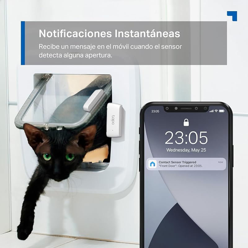 T110 - Sensor Inteligente de Contacto para Puertas y Ventanas, App