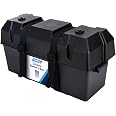 Camco Double Battery Box - Safely Stores RV, Automotive, and Marine Batteries - Features a Heavy-Duty Corrosion-Resilient Pol