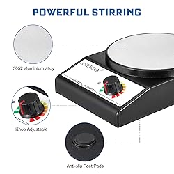 ANZESER Magnetic Stirrer with 4PCS Stir Bars Set