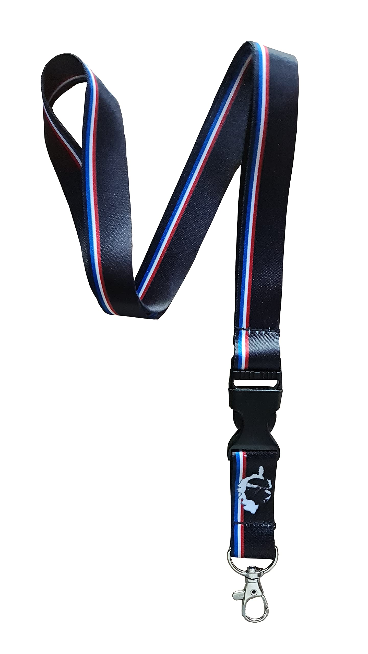 Regions Badge Holder Key Ring with Clip (Corsica)