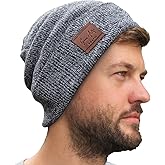 Grace Folly Fold Up Beanie - Cuffed Acrylic Hat Beanies for Women or for Men