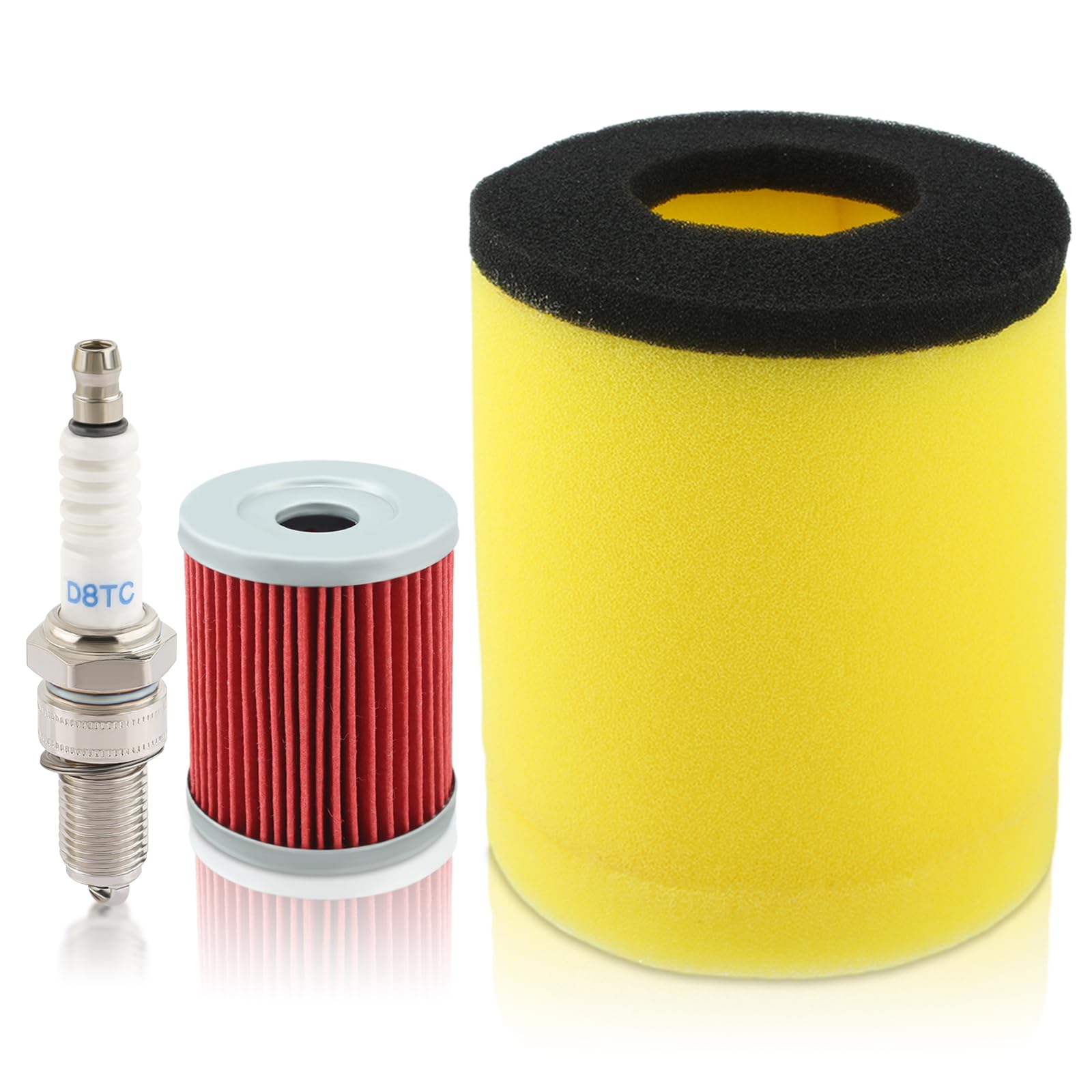 Photo 1 of CARBBIA 13780-05G10 Air Filter Oil Filter Spark Plug Compatible with Suzuki 1987-2001 Compatible with Ozark 250 2002-2006 Compatible with Quadsport Z250 2004-2009