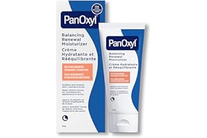 PanOxyl Balancing Renewal Moisturizer, Hydrating Night Cream with Hyaluronic Acid, Niacinamide, Cica, and Ceramides, Helps Ba
