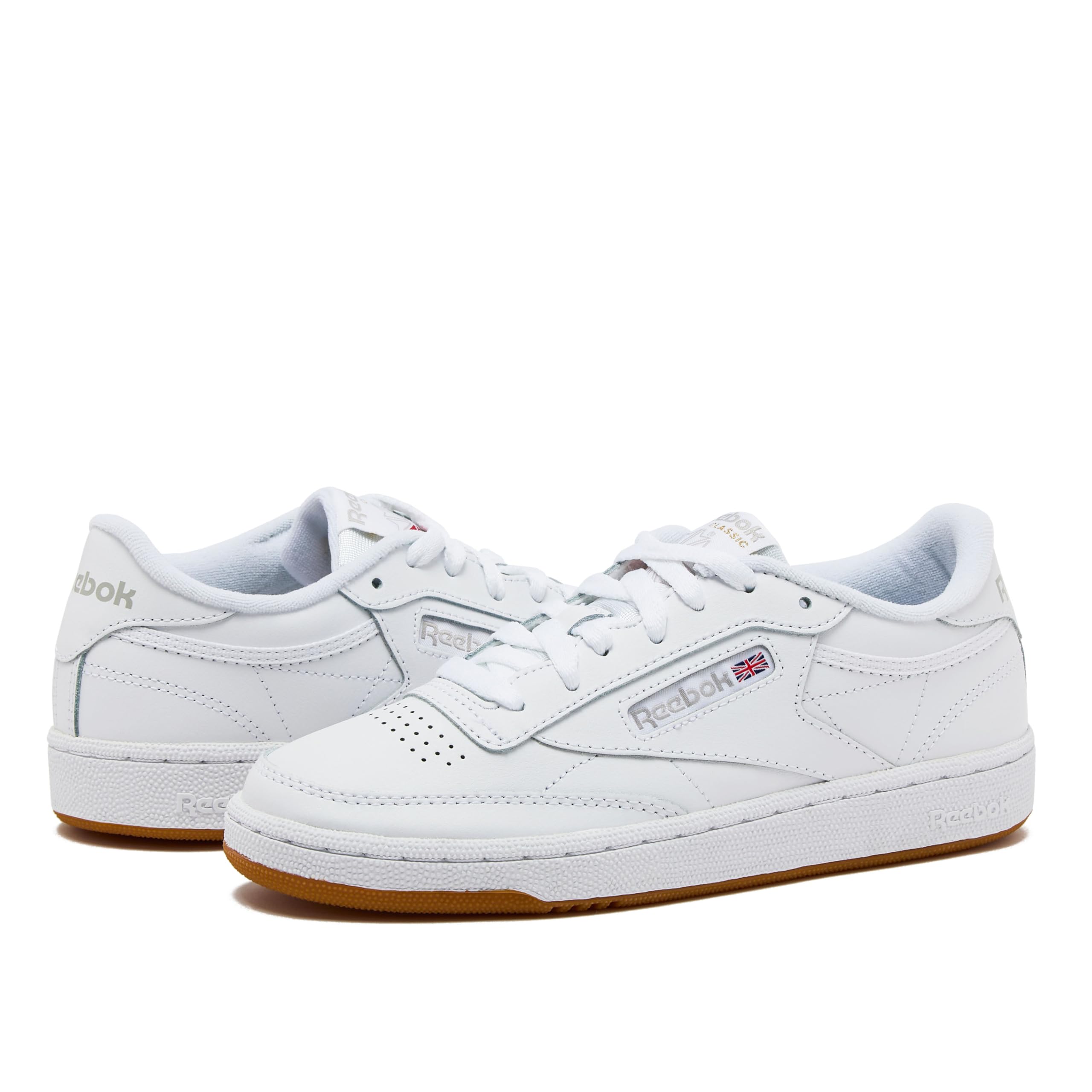 Reebok Womens Club C 85 Tennis Shoes for Women, White Womens Sneakers