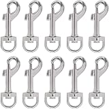 DXiongW 10x Swivel Eye Bolt Snap Hook 2 Inch Zinc Alloy Dog Lead Clasp view 1