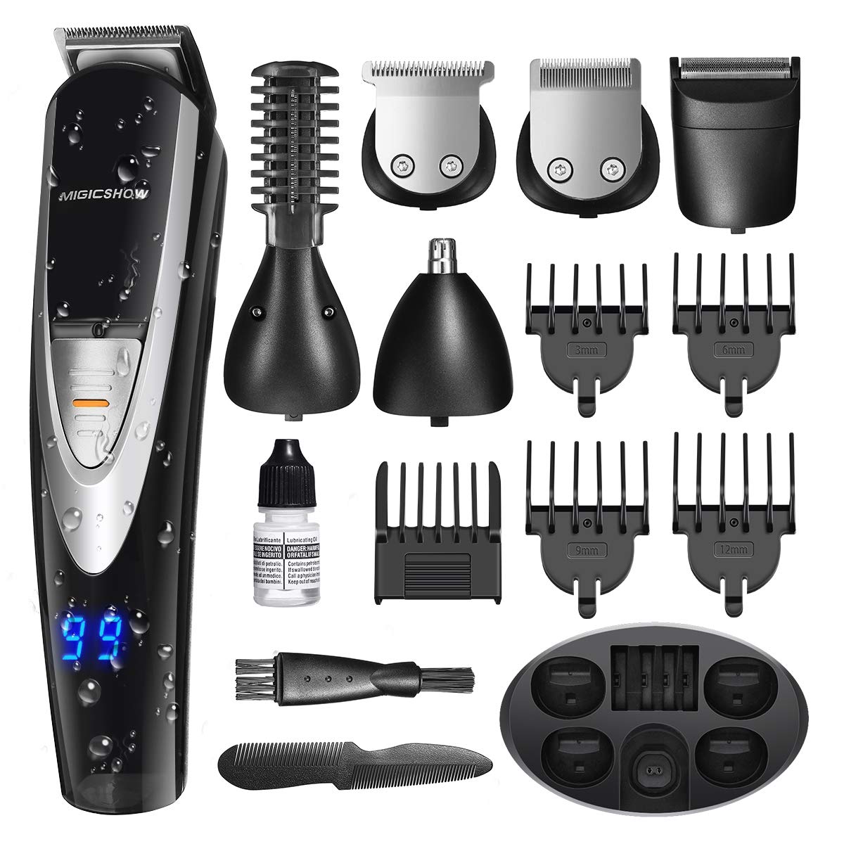 MIGICSHOW Electric Beard Trimmer for men 