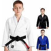 ROAR-INT Kids Jiu Jitsu Gi Jacket IBJJF Children's Brazilian Jiu Jitsu Gi Uniform Kimono BJJ Jacket