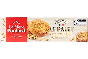 La Mère Poulard, Butter Shortbread Cookies, 125 Grams