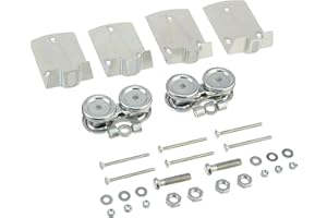 National Hardware Stanley N183-905 Rail Hanger, 225 Lb, Steel/Delrin Bearings