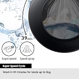 Samsung Series 7 Washer Dryer AI Energy Wi-Fi 11/6kg Black WD11DB7B85GBU1 view 4