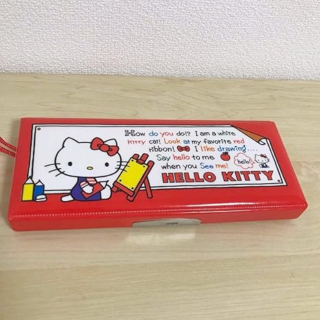Amazon 希少ハローキティ1976年 筆箱 ペンケース 昭和レトロ 当時物旧サンリオロゴ サンリオ アニメ 萌えグッズ 通販