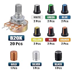 ALLECIN WH148 B20K Potentiometer 15mm Shaft 3Pins
