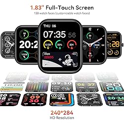 Smart Watch with Alexa Built-in, 1.83" HD