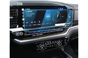 LFOTPP For 2025 2026 Chevy Silverado Screen Protector -2022~2026 Silverado1500& 2024-2026 Silverado2500HD 3500HD(LT/RST/LTZ/High Country/LT Trail Boss/ZR2/ZR2 Bison) 13.4 Inch Touchscreen [HD Glass]