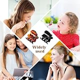 Qufiiry 30Pcs Mini Hair Clips Black Brown Non Slip Claw Hair Clips Women Girls view 7