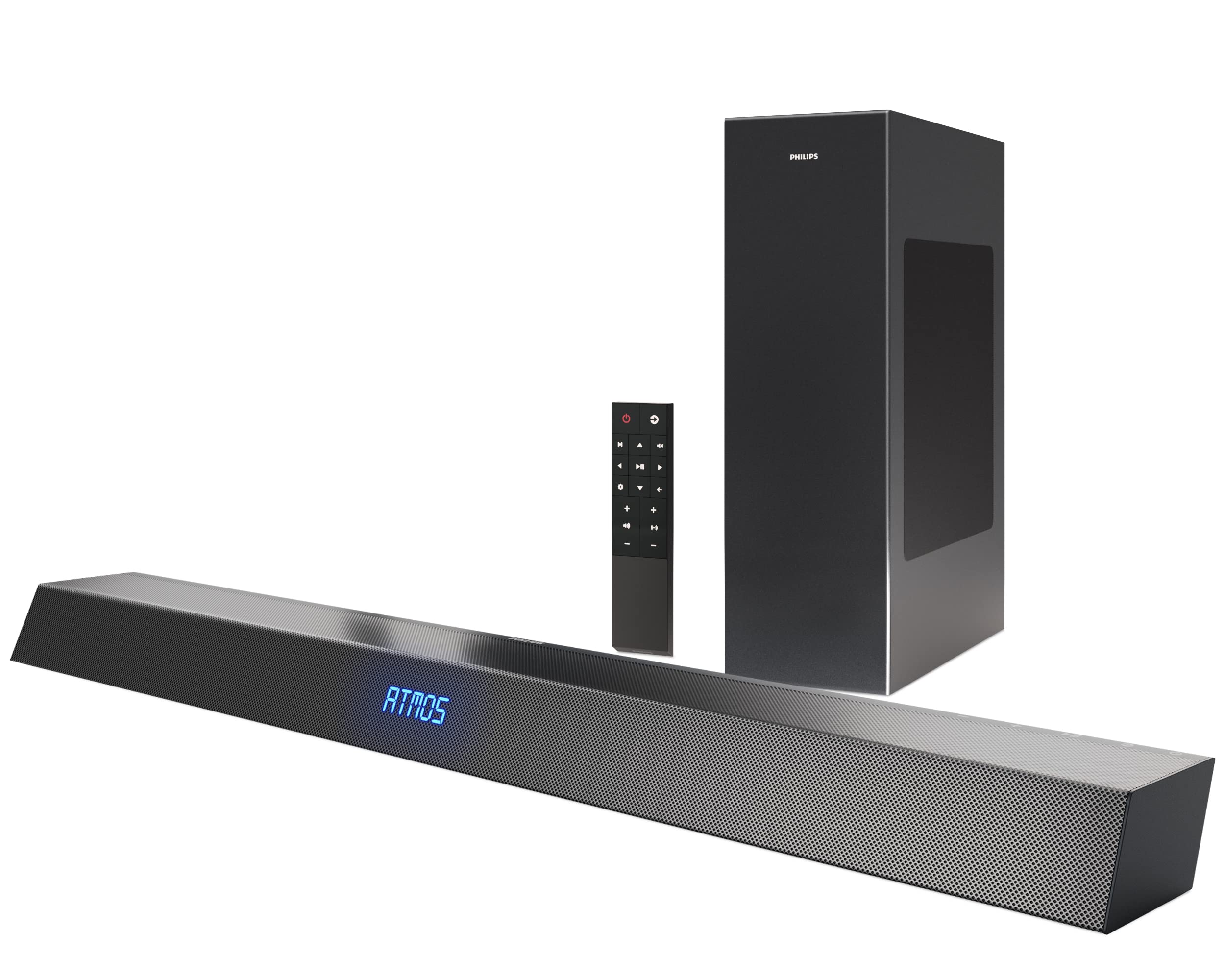 B8405 Soundbar 2.1 with Wireless Subwoofer, Dolby Atmos, Stadium EQ Mode, DTS Play-Fi Compatible, Connects with Amazon Echo Devices and Voice Assistants, AirPlay 2 & BT Support, TAB8405