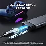 TP-Link UH9120C 9 in 1 USB C Hub 4K HDMI 100W PD 4K60Hz SD MicroSD Gigabit view 5