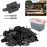 Yeipower 600PCS Hidden Fasteners Composite-Deck - Universal Nylon Composite Decking Fasteners T Clips