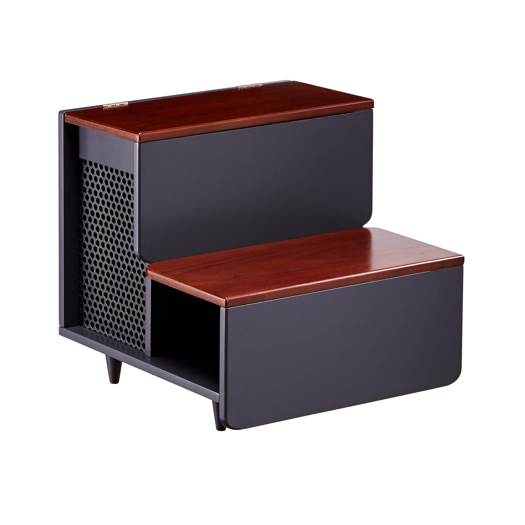 Staart Esker Wooden Pet Steps Stairs Ramp Ladder Cat Dog Mocha Walnut Small ST-H400012