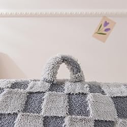 Aimuan Reading Pillow Checkered Bed Rest Wedge