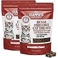 Dave's Pet Food Renal Cat Treats for Cat Kidney Support, Semi-Moist Healthy Treats with Kidney Support for Cats, Made in USA (2 Pack)