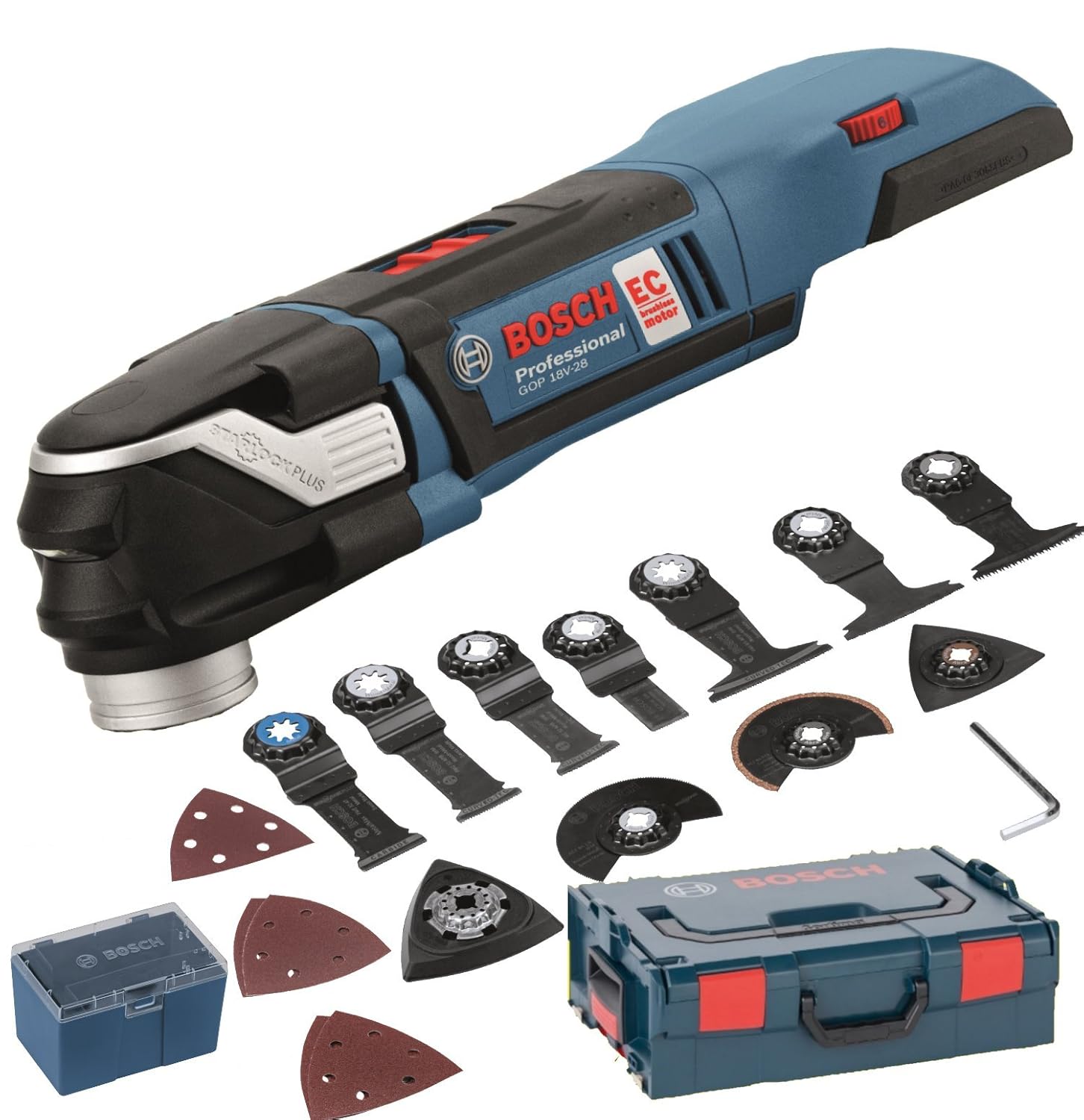 Ohne Akkus Bosch Akku Multi Cutter Gop 18 V 28 Solo Inkl L Boxx