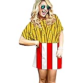 Goodstoworld Womens Fruit Costume Halloween Dress Short Sleeve Fruit Cosplay Outfit Party Holiday