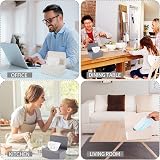 Yoosso 2-in-1 Reusable Wipes Holder Dispenser with Lid Gray White view 7