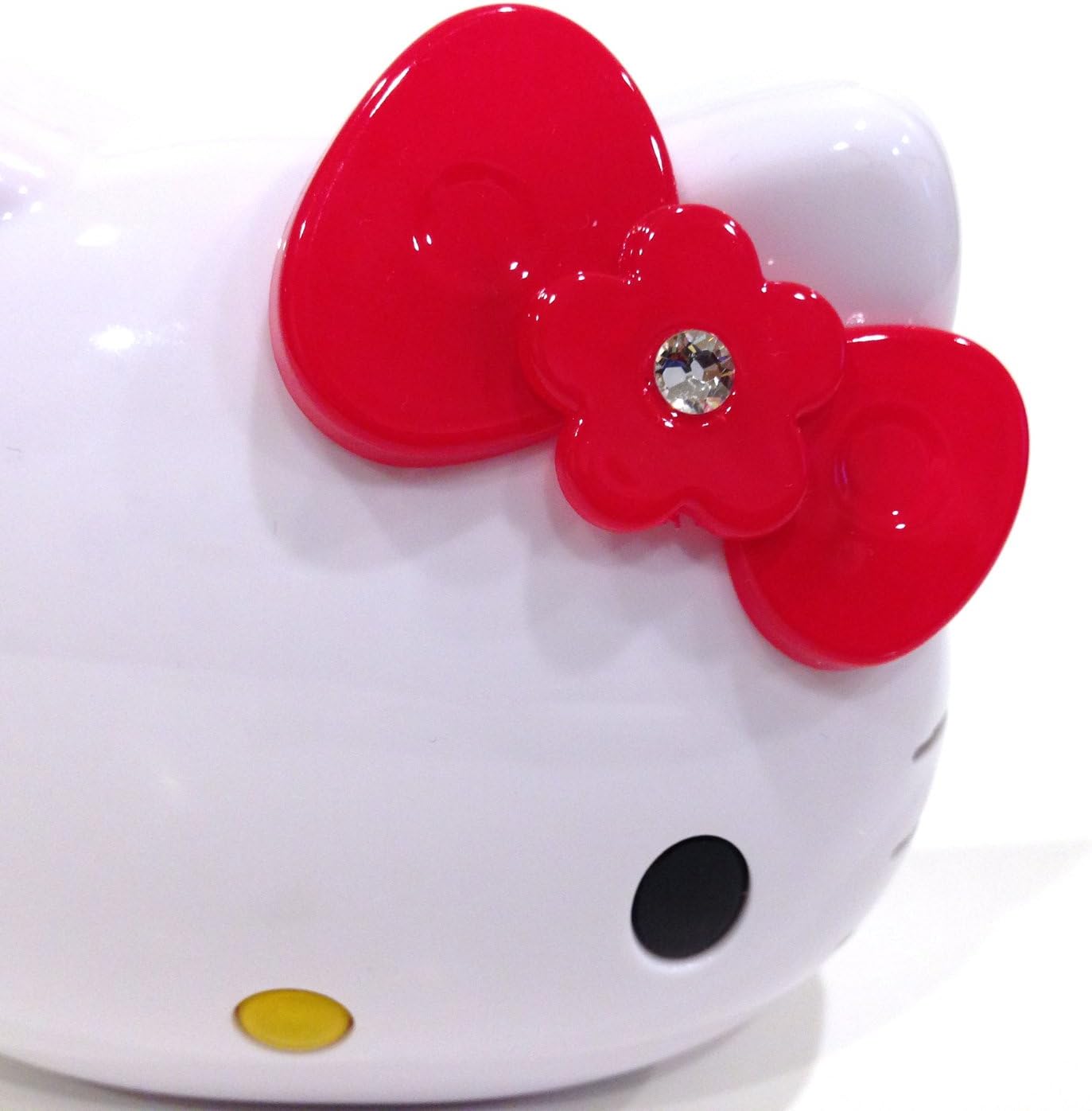 Trendyz 3D Hello Kitty Portable Charger for Apple Iphone 4 5 6 Samsung HTC Smartphone Cell Phones w/ Swarovski Crystal (Red) - 12000 mAh