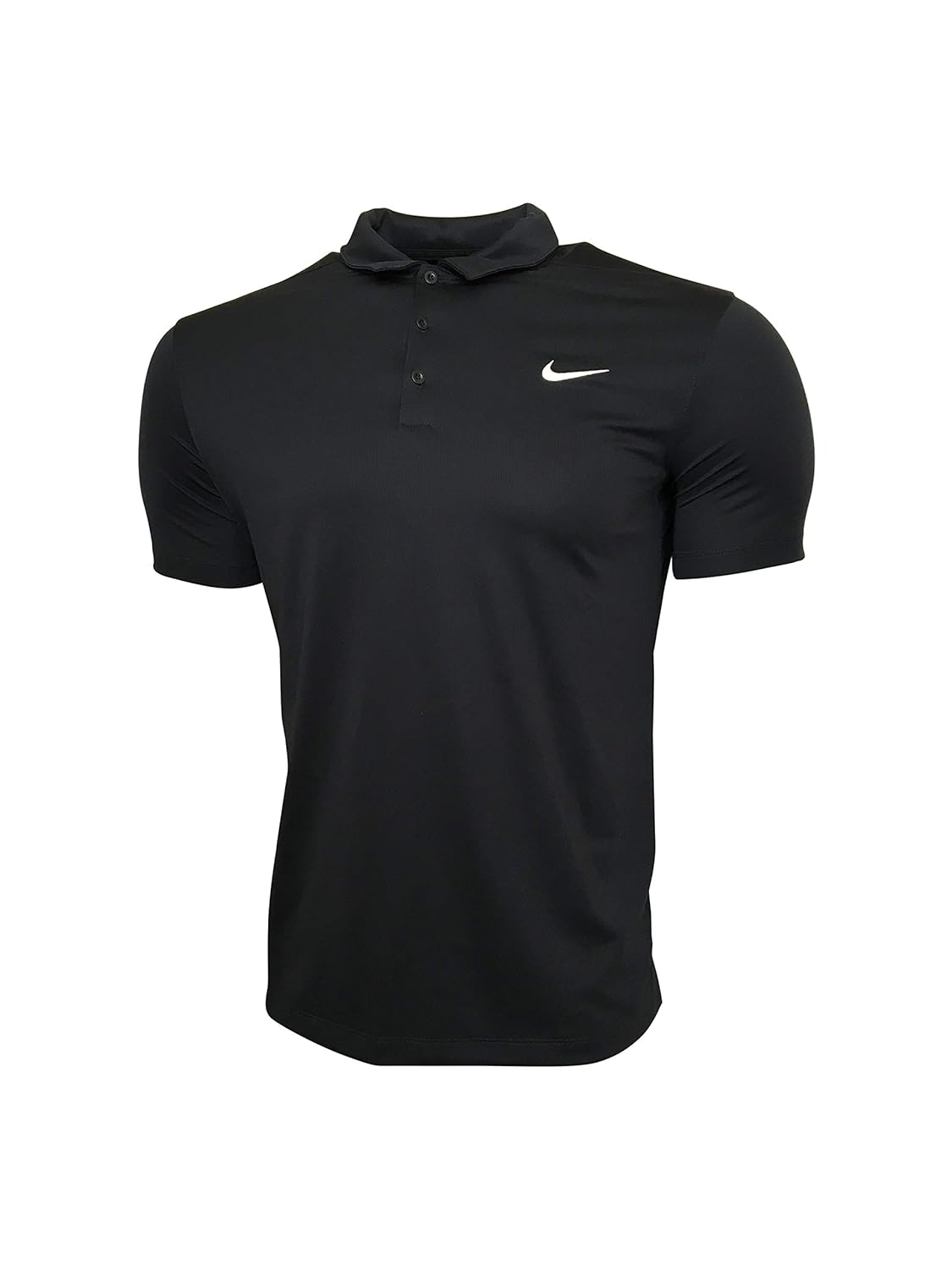 Buy Nike Men's Polo Shirt 100 Polyester Football CT4581 Black (Medium) at Amazon.in