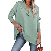 onlypuff Oversized Pulllover Hoodies for Women Fall Fashion Sweatshirts Teen Girls Hooded Tunic Tops