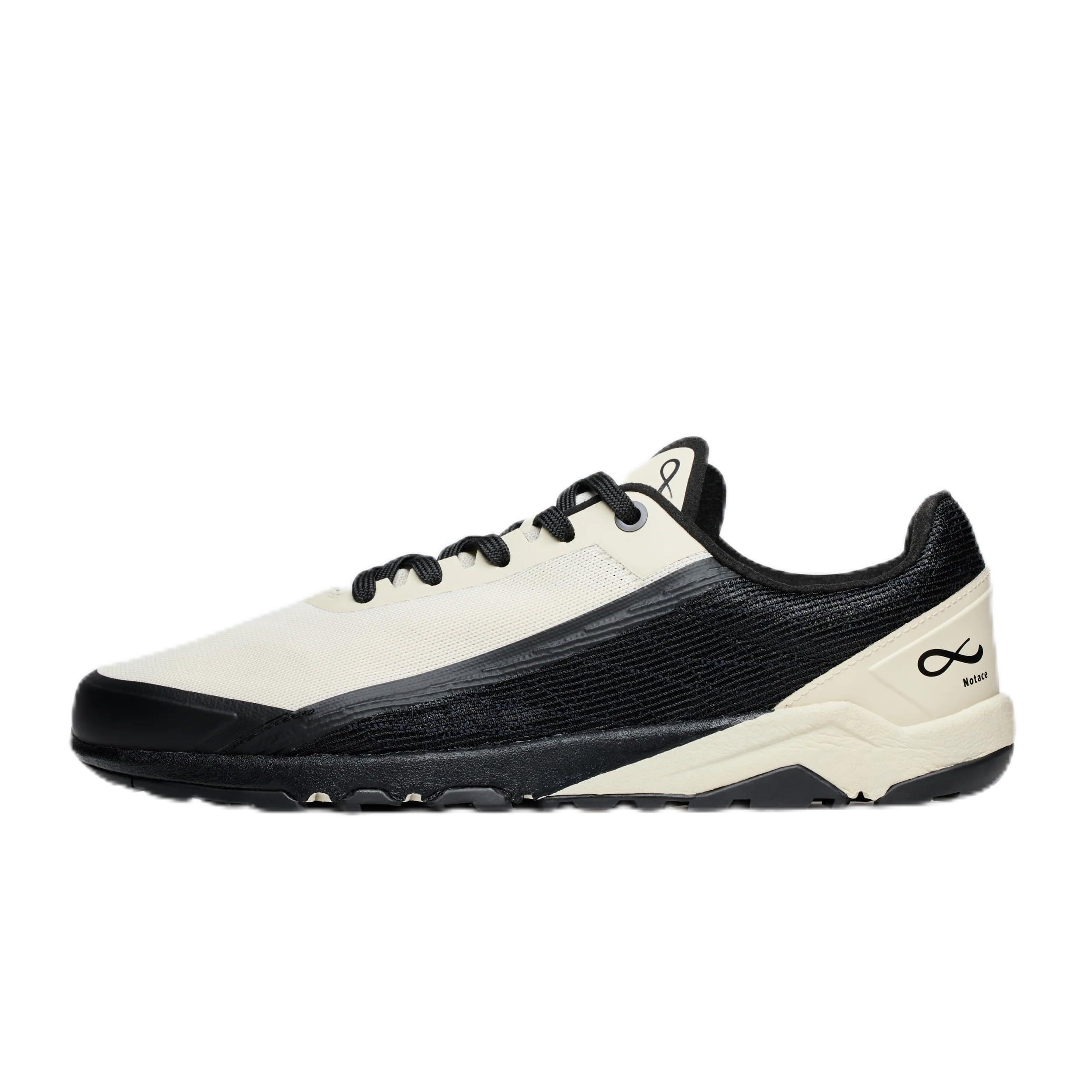 Photo 1 of Notace Mens Lightweight Flexible Trail Running Shoes – Minimalist Zero Drop Trainers with Wide Toe Box – Japanese Inspired Athletic Sneakers Ivory