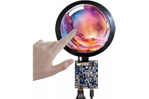 FanyiTek 5 inch 1080x1080 350nit IPS MIPI Round LCD Touch Screen and 50 pins Controller Board