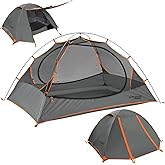 Clostnature Lightweight Backpacking Tent - 1/1.5/2/3/4/6 Person Ultralight Waterproof Camping Tent, 3 Season Large Size Easy Setup Tent for Family, Outdoor, Hiking and Mountaineering
