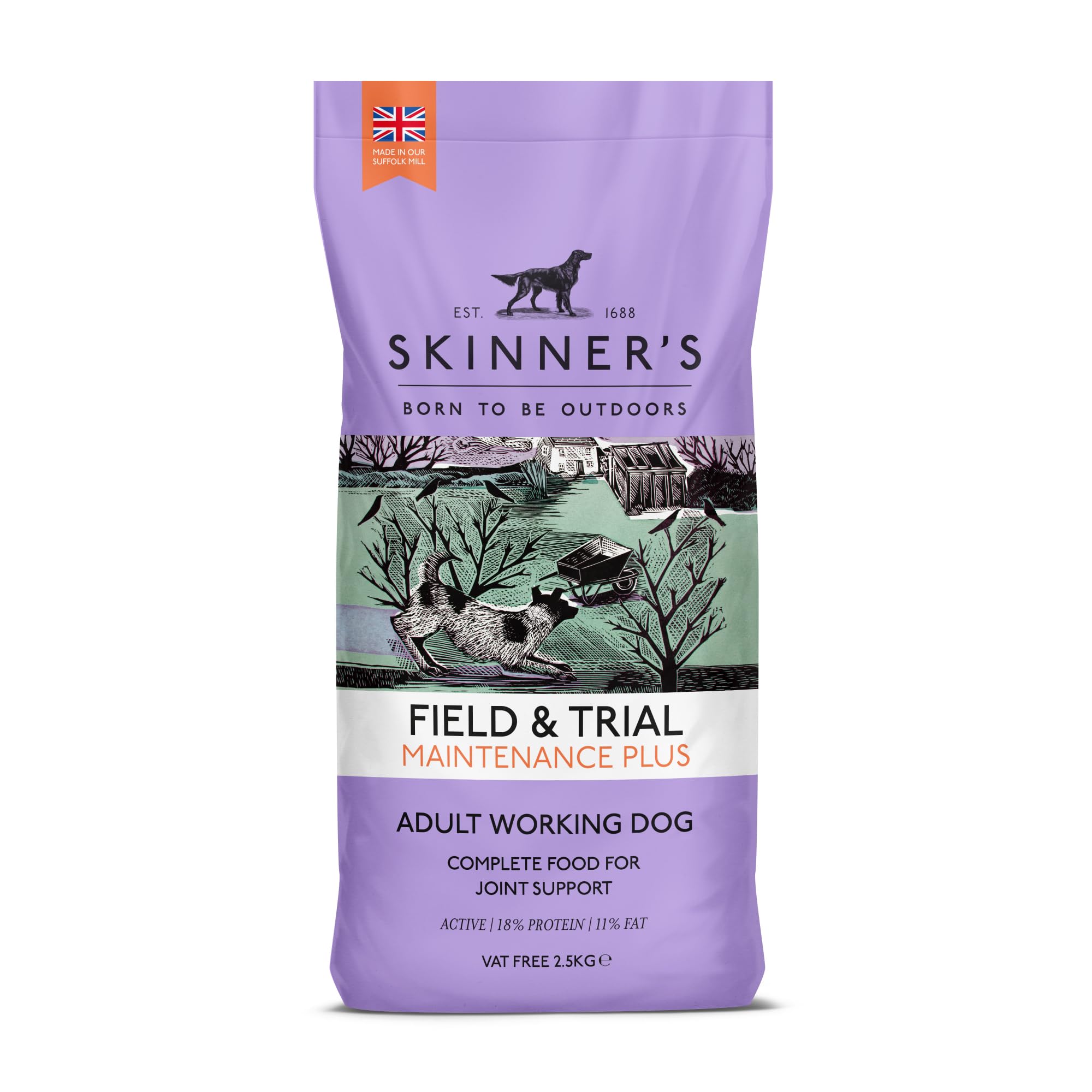 Skinner's Field & Trial Complete Dry Maintenance Plus Adult Working Dog Food, 2.5 kg